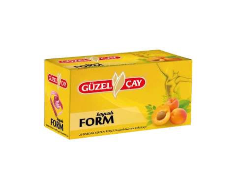 GÜZELÇAY BİTKİ FORM KAYSI ÇAYI 100 LÜ