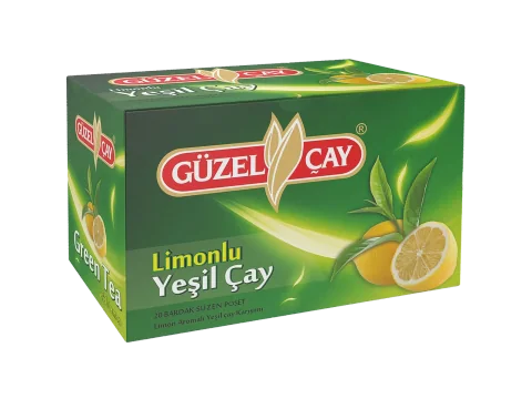 GÜZELÇAY BİTKİ LİMONLU YEŞİLÇAY 100 LÜ