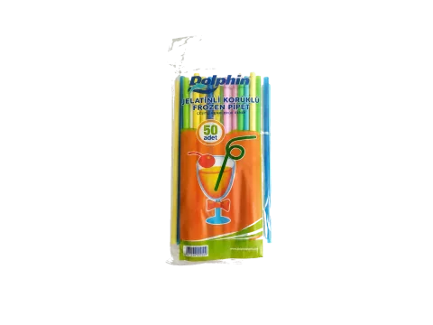 DOLPİN JUMBO ARTİSTİK PİPET 50 ADETLİ